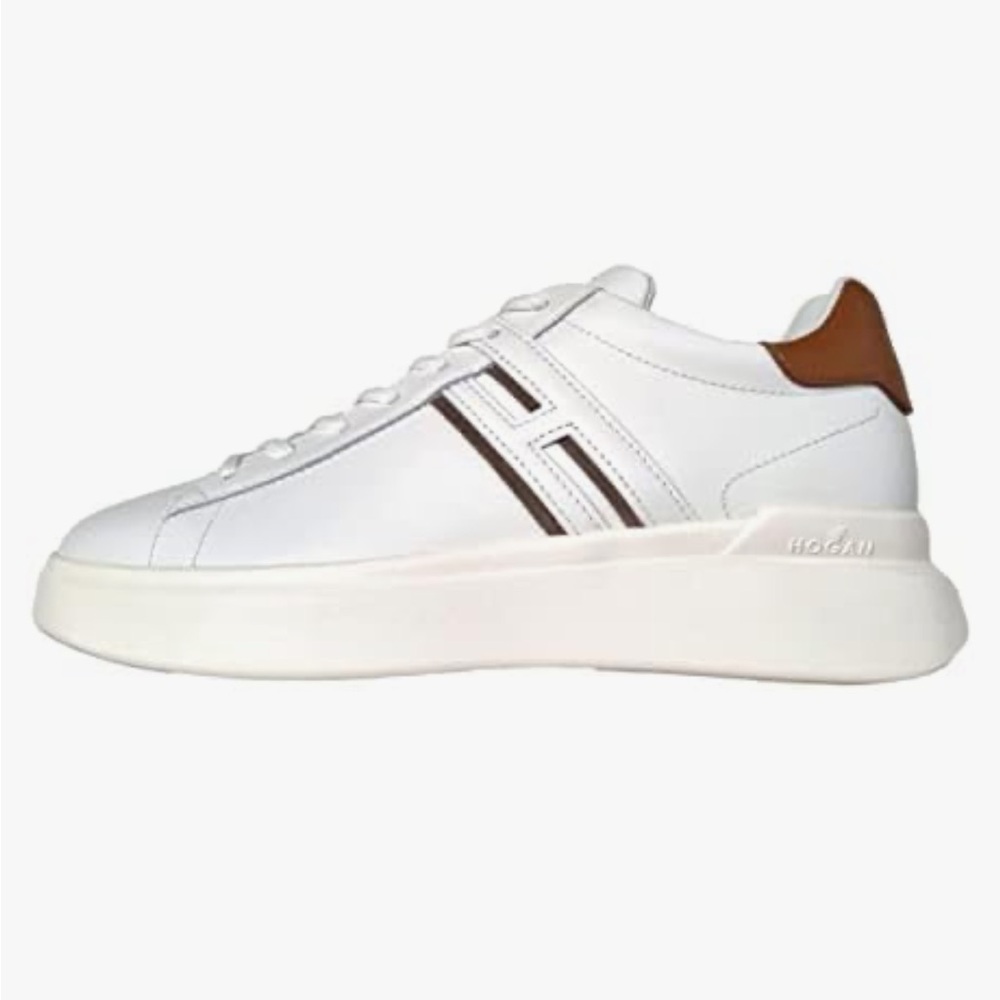Hogan Men's Sneakers in White and Brown
